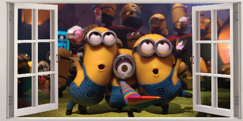 The minions left the window open.