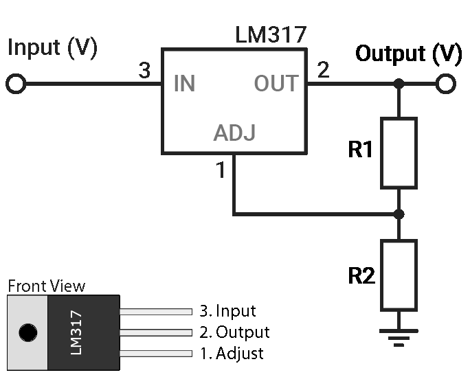 LM317 schematic