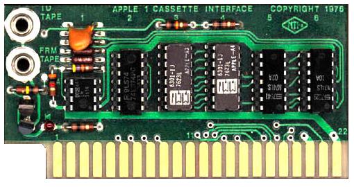 An Original Apple 1 Cassette Interface