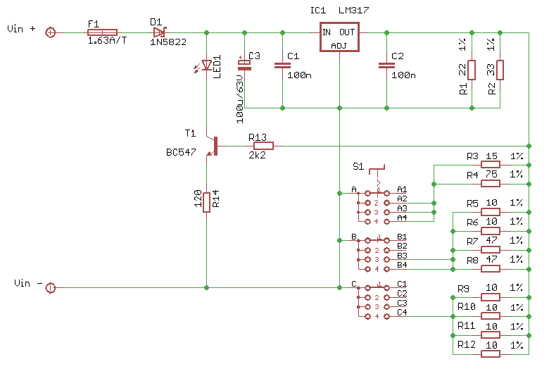 Constant Current Sink Diagram