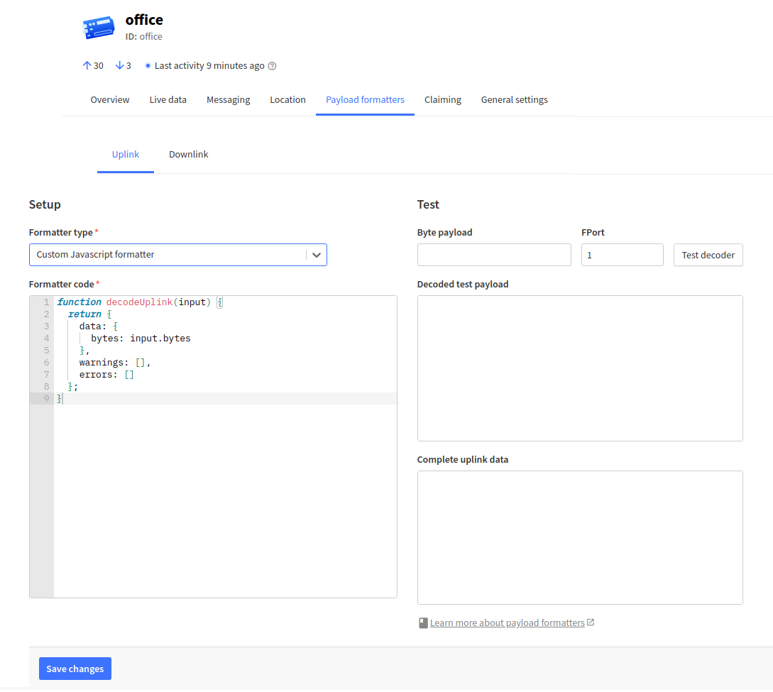 Javascript formatting