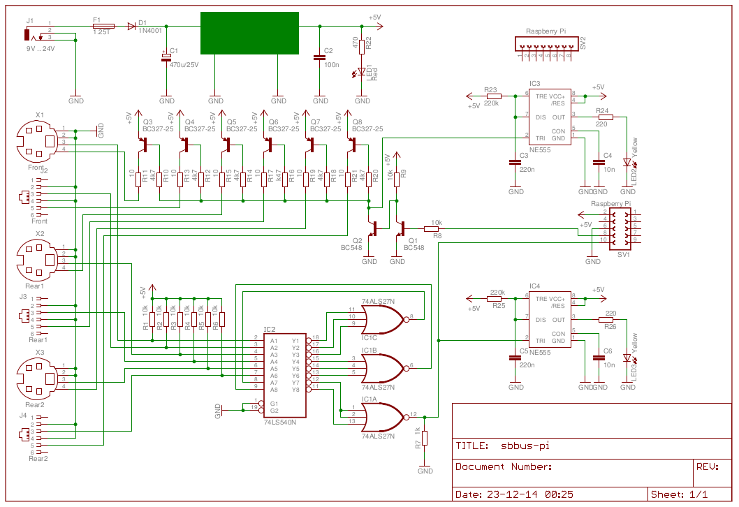 Pi-Bus Driver Circtui Diagram