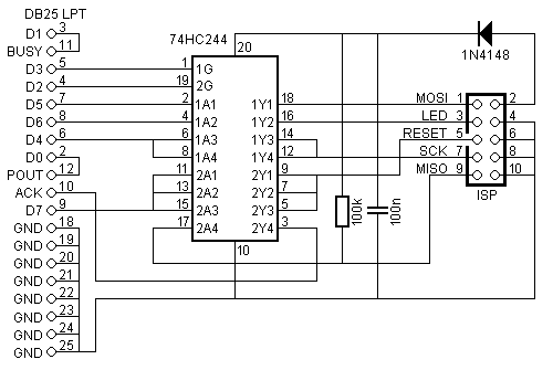 AVR ISP Dongle