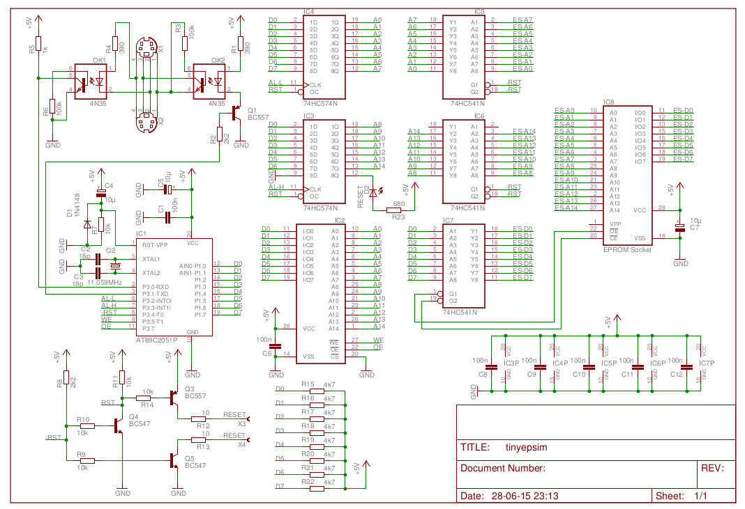 Tiny EPROM Simulator